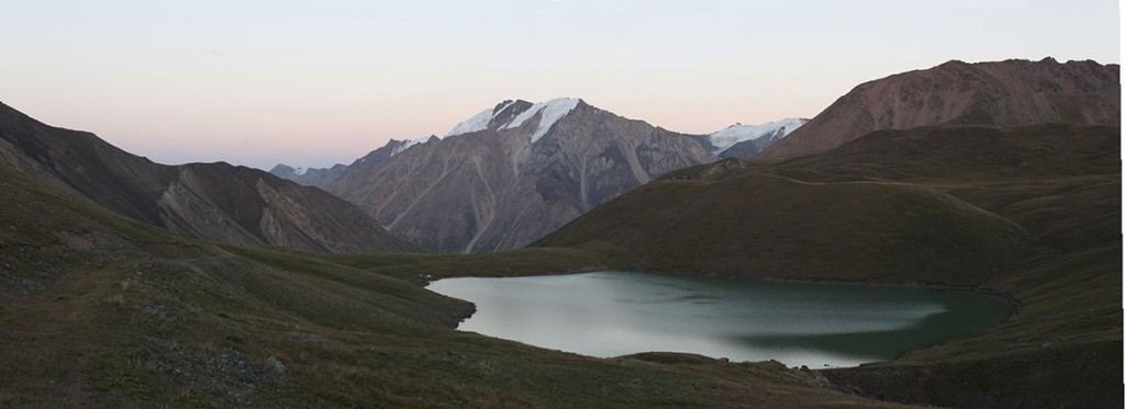 teshik kol lake. Kyrgyzstan